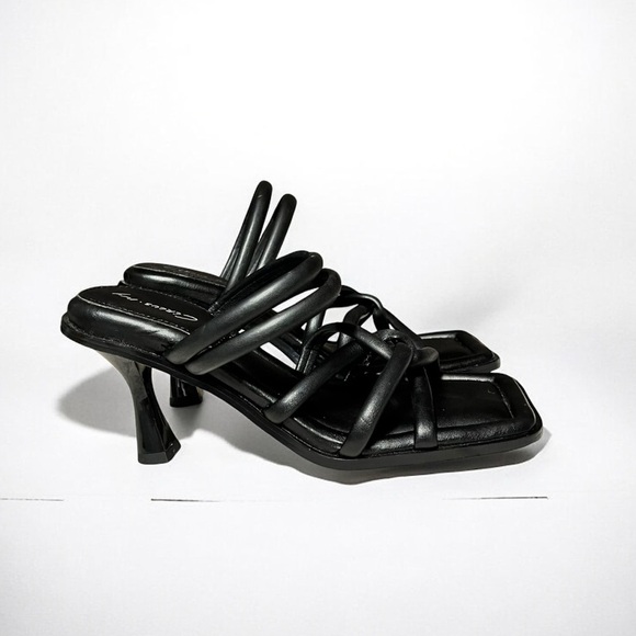 🌻Circus by Sam Edelman Savanna Black Strappy Heeled Sandals – Women's Size 7 - Picture 4 of 10